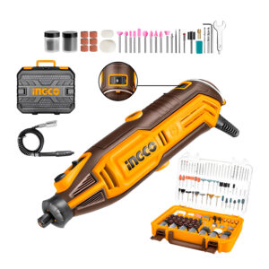 Mini Taladro 130w Con 518 Piezas De Accesorios Ingco