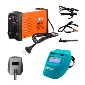 Máquina De Soldar Inverter 220v Acce. + 1 Careta De Soldar