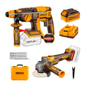 Rotomartillo Brushless 20v+ Amoladora Angular 115mm Bat/carg