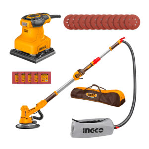 Combo Lijadora De Pared 225mm + Lijadora Orbital 240w Ingco