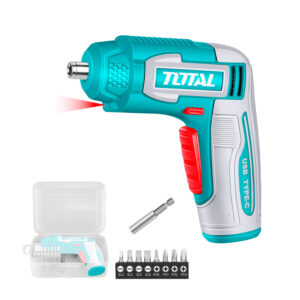 Atornillador Tipo-c Hex1/4'' 240rpm + Accesorios - Tsdli0458