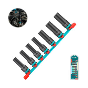 Set Dados Impacto 7 Pcs Largo 1/2'' 10-19mm Cr-mo Total