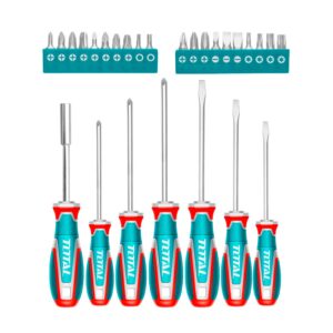 KIT SET X7 DESARMADORES + 20 PUNTERAS TOTAL TKSDS2726