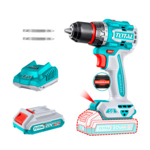 Taladro Atornillador Brushless 50nm Con Bat/carg. Total Turquesa 50/60hz