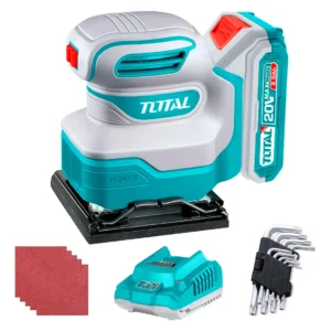 LIJADORA ORBITAL 20V INALÁMBRICA MADERA +9PZAS LLAVES TIPO L