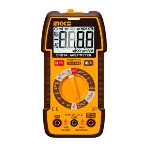 TESTER MULTIMETRO DIGITAL 600V AC/DC PORTÁTIL INGCO DM36002