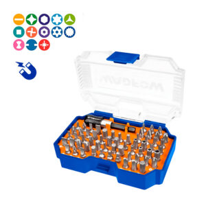 Set De Puntas Para Atornillar 62 Pcs Con Adaptador Wadfow