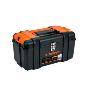 Caja De Herramientas 17 Pulgadas Con Charola Y Compartimientos Truper 102434 Broche Metalico