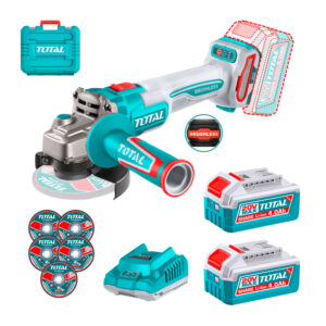 Amoladora 20V Brushless 900W + 5 Discos con Bat/Carg - TAGLI261522