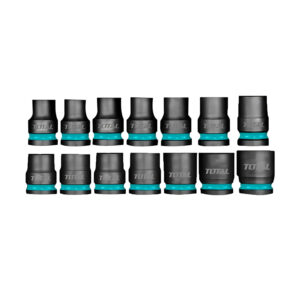 Set Dados Impacto 1/2 14 Piezas en Maletín TOTAL - THISTD12141