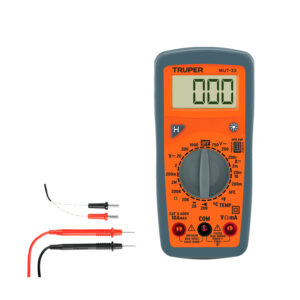 Tester Multimetro Digital 10 A Profesional Truper MUT-33