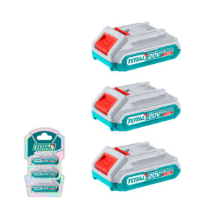 Set de Baterías 3 Pzs 2.0Ah  20V Alta Duración TOTAL  - TOSLI240311
