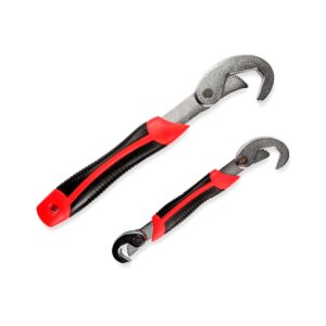 LLAVE UNIVERSAL WRENCH 2 PZS ACERO HERRAMIENTA TUERCAS