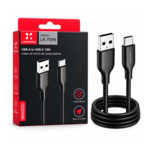 CABLE USB A TIPO C 60W CARGA RÁPIDA 1 METRO REFORZADO