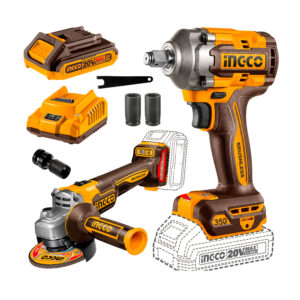 Llave De Impacto Inalámbrico 350nm + Amoladora Brushless