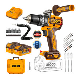 Combo Taladro Percutor 96nm Con Bat. 4.0ah/carg+acces. Ingco