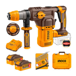 Rotomartillo 20v Brushless 4.5j+2bat.5ah/1carg Ingco