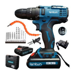 Taladro Percutor 30nm Con 2bat 4.5ah/carg+ Adaptador+maletín