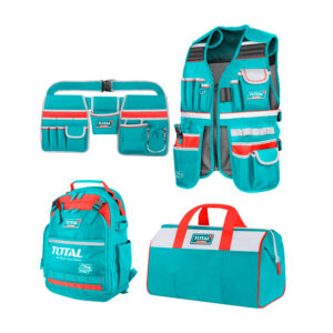 Combo Chaleco+ Porta Herramientas+ Maletín Y Mochila Total