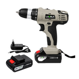 Taladro Atornillador Inalámbrico 18v 40nm Lacela + 2bats