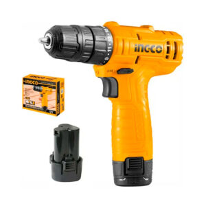 TALADRO ATORNILLADOR INALAMBRICO 1BATERIA TIPO C COLOR AMARILLO