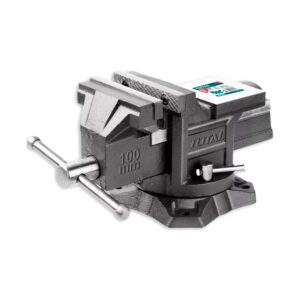 PRENSA TORNILLO BANCO 4'' INDUSTRIAL 6.7KG YUNQUE TOTAL PRO