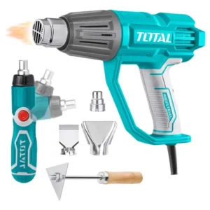Pistola Calor 2000w Secador Total+desarmador Manual 13 En 1 Turquesa