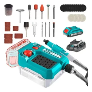 Mini Grinder Total 20v Accesorios Multiuso Inalámbrico 40pzs 20v