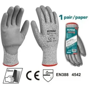 Guantes De Trabajo Anticortes Y Abrasiones Xl Caucho Flexibl