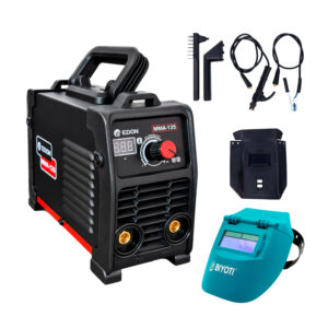 Máquina De Soldar Inverter Mma135a+careta De Soldadura 11din